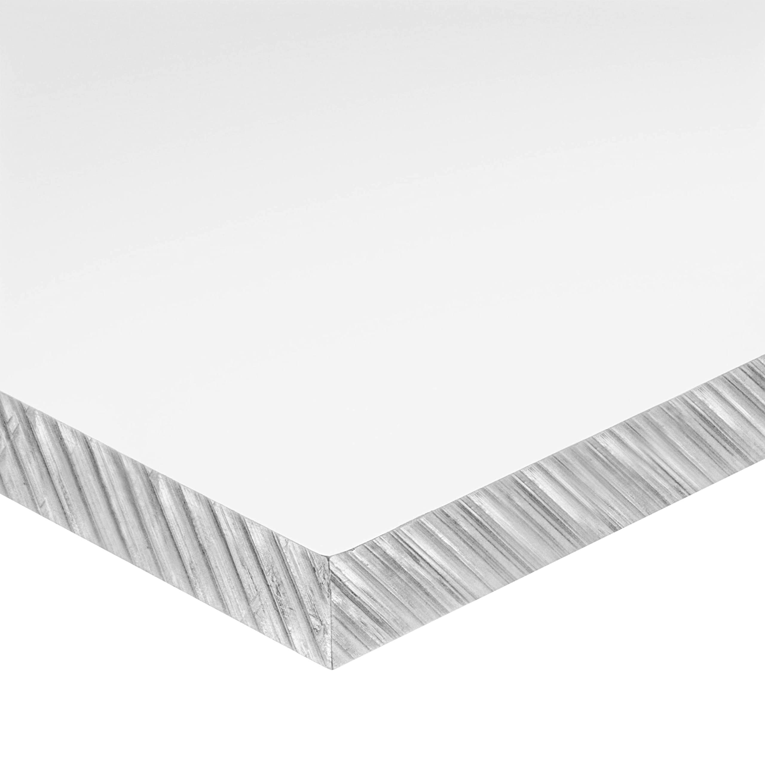 Photo 1 of Extruded Acrylic Plastic Sheet, Clear, 1/4 in Thick x 24 in Wide x 24 in Long