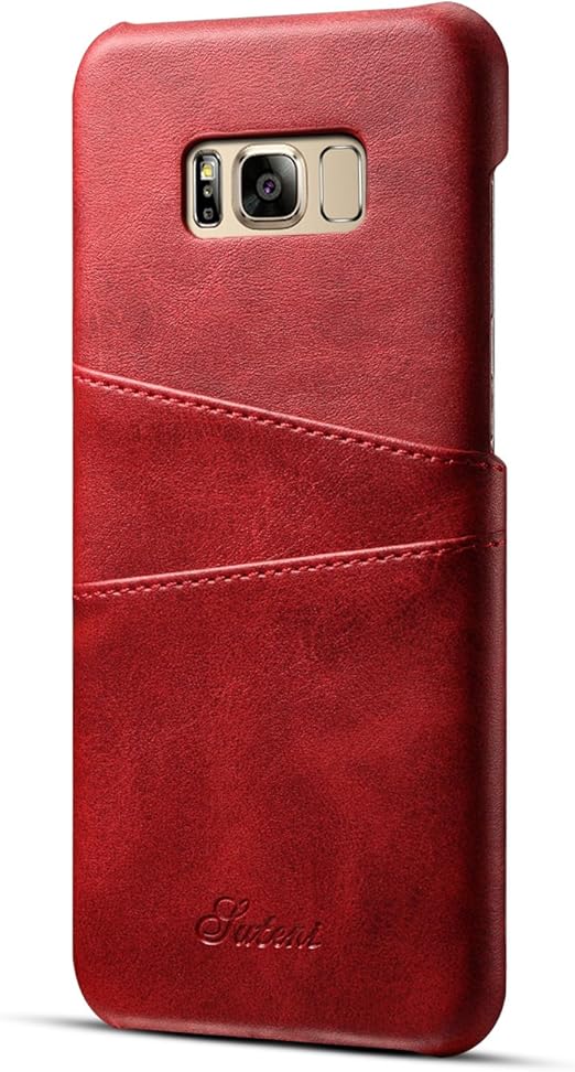 Samsung Galaxy S8 and S8 Plus Wallet Phone Leather Slim Case with Card