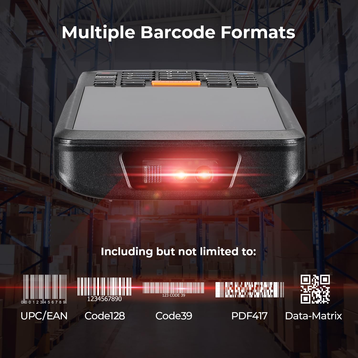 MUNBYN 099 [Android 11+1D 2D Scanner] Android-Barcode-Scanner 2025 New, PDA Handheld Computer,Equip with Zebra Scanner SE4710, Store Inventory Scanner, QR UPC, Rugged 4G, Data Collector for Warehouse