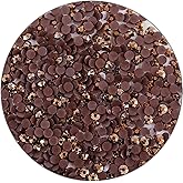 3000 Pieces SS12 3mm Flatback Rhinestones Clear Glasses Round Gems AB Crystals for Nail Art DIY Crafts Clothes Glitter Stones （Bronze）