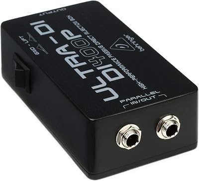 Behringer DI400P Ultra-DI Passive DI Box – OT-2 Transformer, Ground Lift