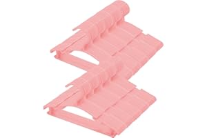 VIIBASE Baby Clothes Hangers, 100 Pack Pink Kids Plastic Hangers for Closet,Toddler,Infant,Child,Newborn's Coat Hangers Ideal for Laundry and Nursery's Everyday Standard Use