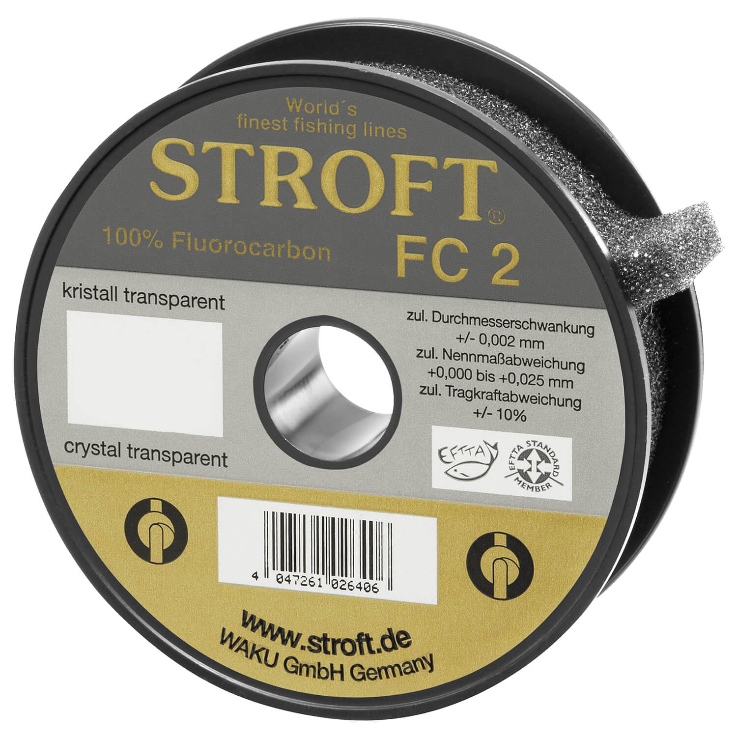 Stroft FC2 Fluorocarbon Main Line 150 m 0.090 mm 1 kg