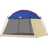 CAMPROS CP Screen House Tent 12 x 12 Ft Screened Mesh Net Wall Canopy | Shelter Gazebos for Patios Outdoor Camping Activities