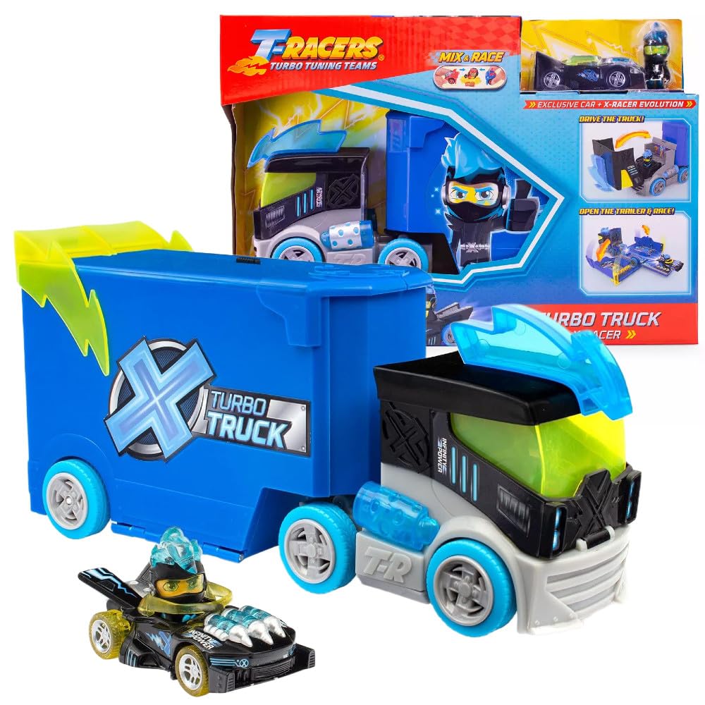 T-RACERS Turbo Truck – X-Racer truck with 1 exclusive X-Racer driver and 1 exclusive X-Racer