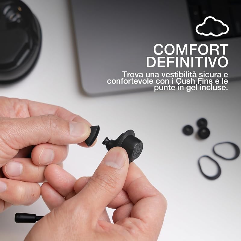 Work Buds Cuffie Bluetooth In Ear con Microfono - 55H+