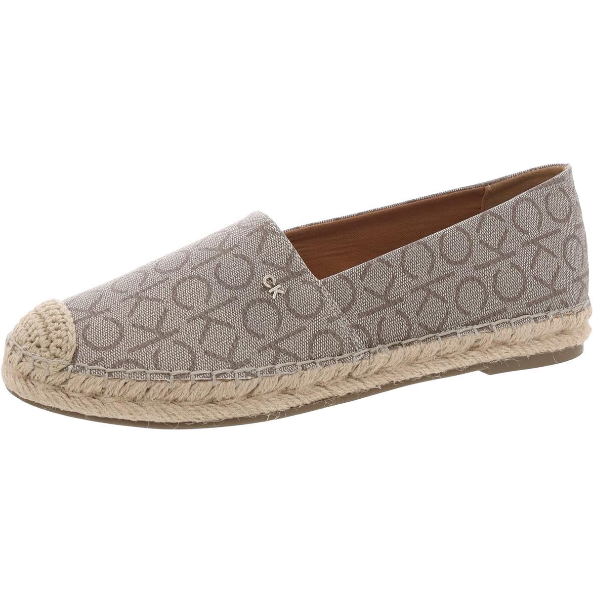 Photo 1 of (SEE NOTES )Calvin Klein Women's Popular Flat, Taupe Logo, 8