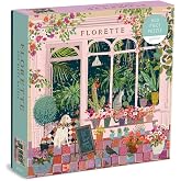 Galison - Florette 500 Piece Jigsaw Puzzle for Adults | Illustrated by Victoria Ball, Plant Shop, Houseplants, Flowers, Challenging, Recycled Paper, No Dust, Finished Size 20" x 20"