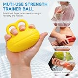 Fanwer Finger Ball Exerciser Grip Ball Strength Squeeze Stress Ball view 2