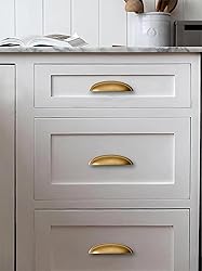 CABDM 10 Pack 5" Drawer Pulls Antique Brass Cabinet