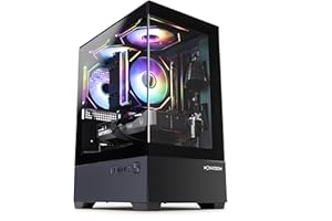 NOVATECH Prism - Prebuilt Gaming PC Desktop Computer - Geforce RTX 3050 - Xeon i7 3.5GHz - 16GB RAM - 512GB SSD WiFi/BT, Win 11 - Gaming Computer Tower - Pre Built PC Gaming - 1 Year Warranty
