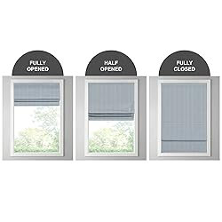 Madison Park Galen Cordless Roman Shades - Fabric