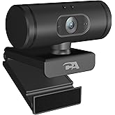 Cyber Acoustics WC-1000 Webcam, 1080p Full HD, No Built-in Microphone | Designed for Headsets and Speakerphones, Autofocus Lens, Low-Light Correction, USB-A Plug-and-Play Setup, Flexible Mounting
