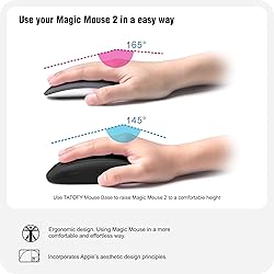 TATOFY for Magic Mouse 2 Grip with Wireless