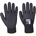 Portwest A146 Arctic Winter Glove with Flexible Sandy Nitrile Coating Grip ANSI, Black, Large