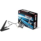 MSI Herald-BE NCM865 WI-FI 7 (Wi-Fi 7, 802.11BE, Bluetooth 5.4, PCIe, Multi-Link Operation Technology, External Antenna)