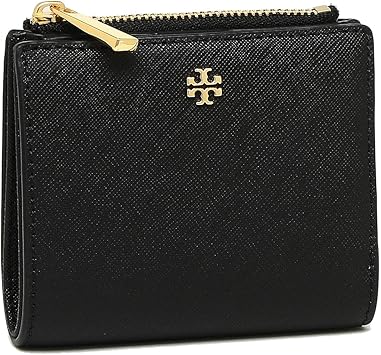 Amazon トリーバーチ アウトレット 二つ折り財布 エマーソン レディース Tory Burch 1 001 Black ブラック 並行輸入品 シューズ バッグ