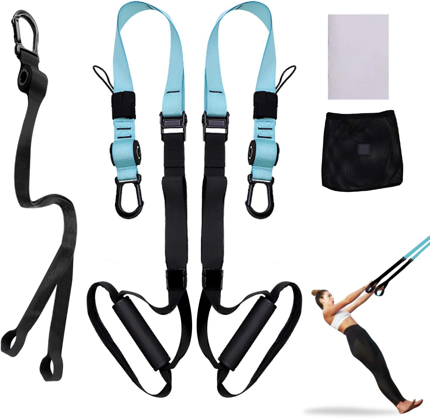 FITOP Fitness Training Kit System Trainer Strap Pro for Workout at Home & Outdoors