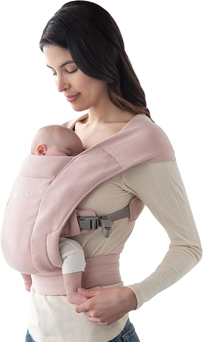 Ergobaby Embrace Baby Carrier Newborn Front Inward Blush Pink