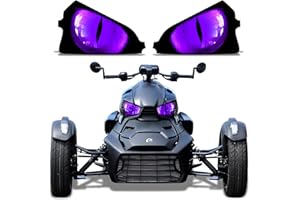AMR Racing Roadster Headlight Eye Graphics Decal Cover Compatible with Can-Am Ryker 2019-2022 - Eclipse Purple AMR22376 0