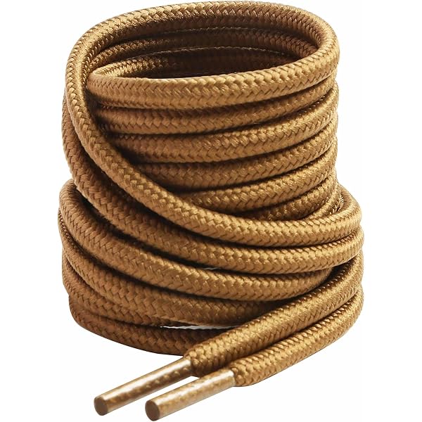 thumbnail image 2 of Heavy Duty Round Hiking & Work Boot Shoelaces - Fits 6, 8, 10, 12 Eyelet Boots - Durable Replacement Laces 2 of 4