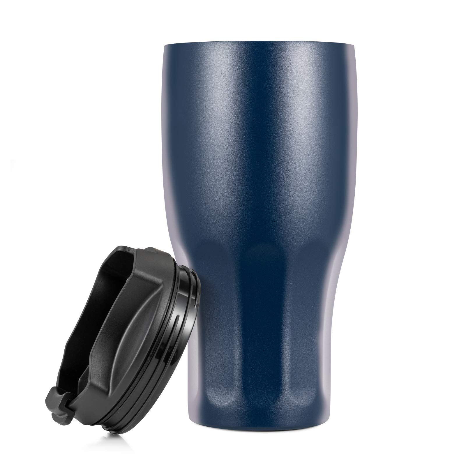 MEWAY 30oz Tumblers with Lid,Set of 1,Insulated Stainless Steel Travel Tumbler Coffee Mug,Household Double-Layer Coffee Cup, Office/New Coffee Mug (Navy, 1)