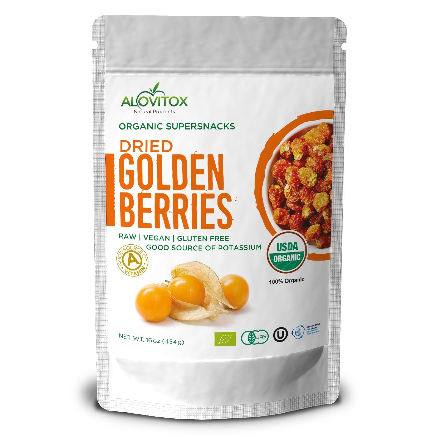 Golden Berries All Natural Fresh Incan, Gooseberries Raw, Vegan