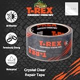 T-REX Clear Tape 48mm x 8.2m Waterproof Heavy Duty Repair Tape view 2