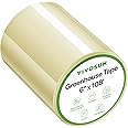 VIVOSUN 6” x 108’ Greenhouse Repair Tape, 6.3 mil Clear Poly Patch Tape, Heavy Duty and Weatherproof, for Greenhouses, Plastic Sheeting, and Tents