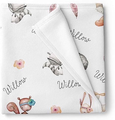 woodland swaddle blankets