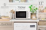 Russell Hobbs 17L Microwave White 700W 5 Power Levels Defrost RHM1725 view 2