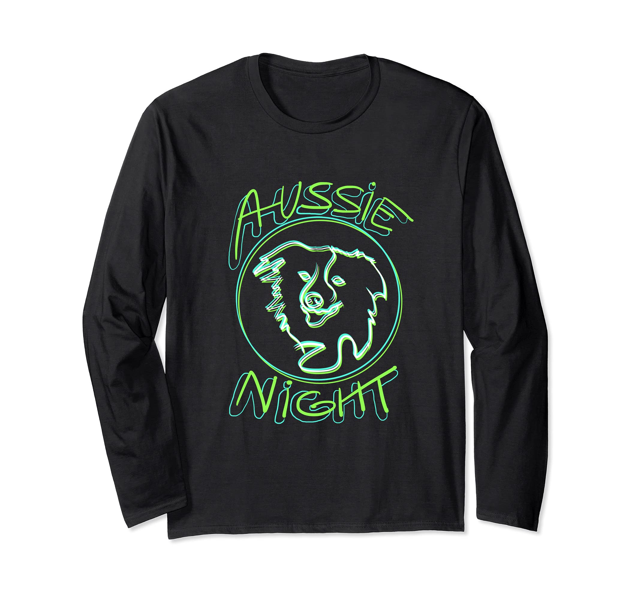 Australian Shepard Dog Aussie Gift Long Sleeve T-Shirt