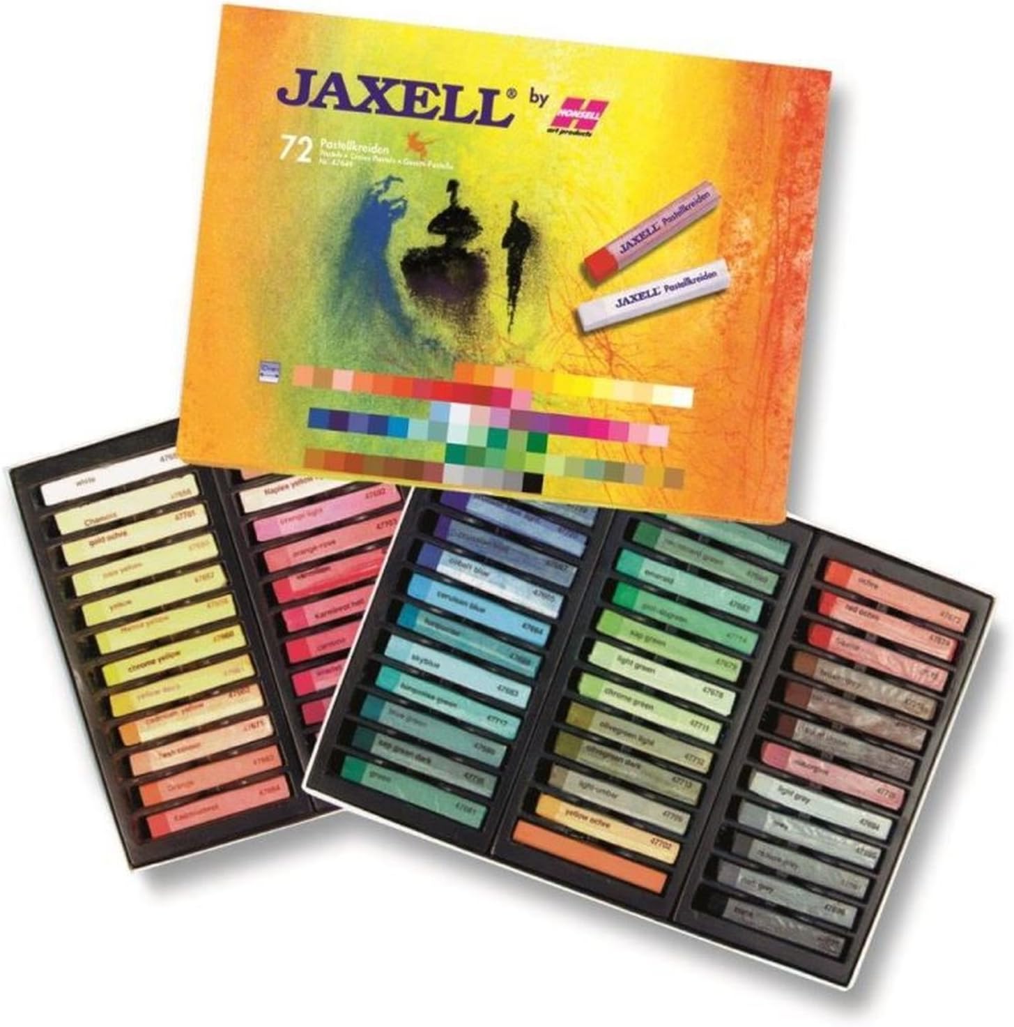 Jaxell Soft Pastel Crayons 47648 (Pack of 72 Amazon.co.uk Kitchen