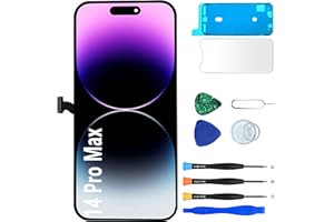 MP+ for iPhone 14 Pro Max Screen Replacement,[Face ID] 3D Touch Screen Display Digitizer Assembly with Waterproof Adhesive Tape and Repair Tools Kit