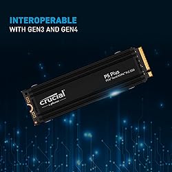 Crucial P5 Plus 2TB Gen4 NVMe M.2 SSD Internal