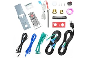 Briidea RV Electric Water Hybrid Heater Kits, Converts RV LP Gas Water Heater to 120V Electricity, 6 Gallon Capacity, Compatible with Suburban and Atwood Water Heater