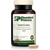 Standard Process Enzycore, Digestion Enzyme Supplement, 150 Capsules | Supplement Blend of Enzymes, Glutamine and Whole Food Ingredients to Support Healthy Digestion and Nutrient Absorption