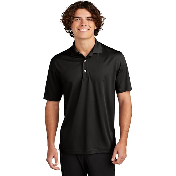 SPORT-TEK Unisex Dri-Mesh Polo | Short Sleeve Collared Shirt for