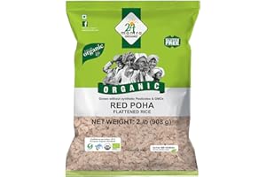 24 MANTRA 24 Letter Mantra Organic Beaten Rice, Poha Red, 2 lb
