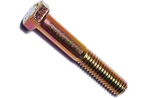 Hard-to-Find Fastener 014973252267 Grade 8 Coarse Hex Cap Screws, 3/8-16 x 2-1/4, Piece-25,Yellow