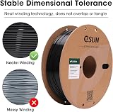 eSUN PLA Filament 1.75mm 1KG Black Dimensional Tolerance 0.03mm view 5