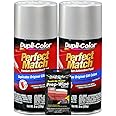 Dupli-Color Fine Silver Birch Metallic Exact-Match Automotive Paint For GM Vehicles - 8 oz, Bundles with Prep Wipe (3 Items)