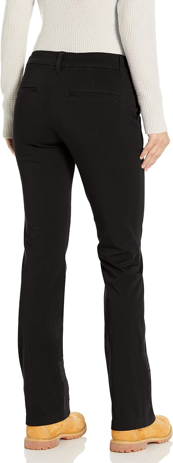 Dickies Women's Perfect Shape Bootcut Twill Pant at  Women’s Clothing store