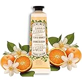 Panier des Sens - Small Hand Cream for Dry Cracked Hands – Orange Blossom Mini Hand Lotion for Dry Skin - With Sweet Almond and Olive Oil - Hand Care 96% Natural Ingredients - Travel Size 1 floz