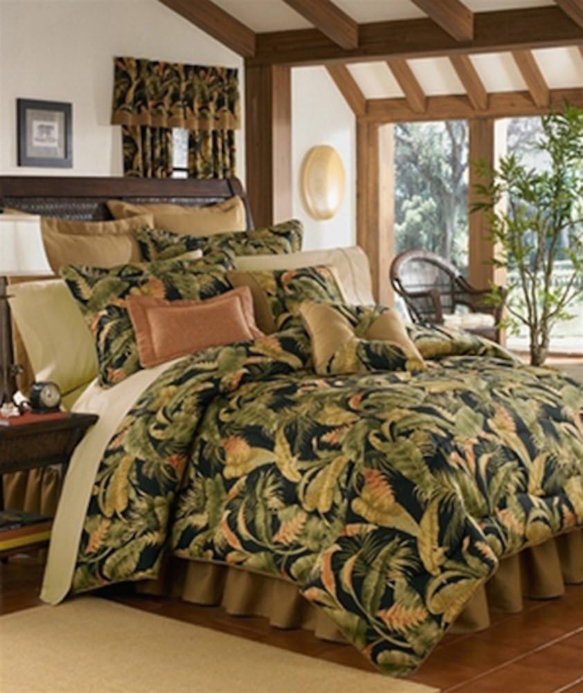 Amazon Com La Selva Black King 4 Piece Comforter Set By