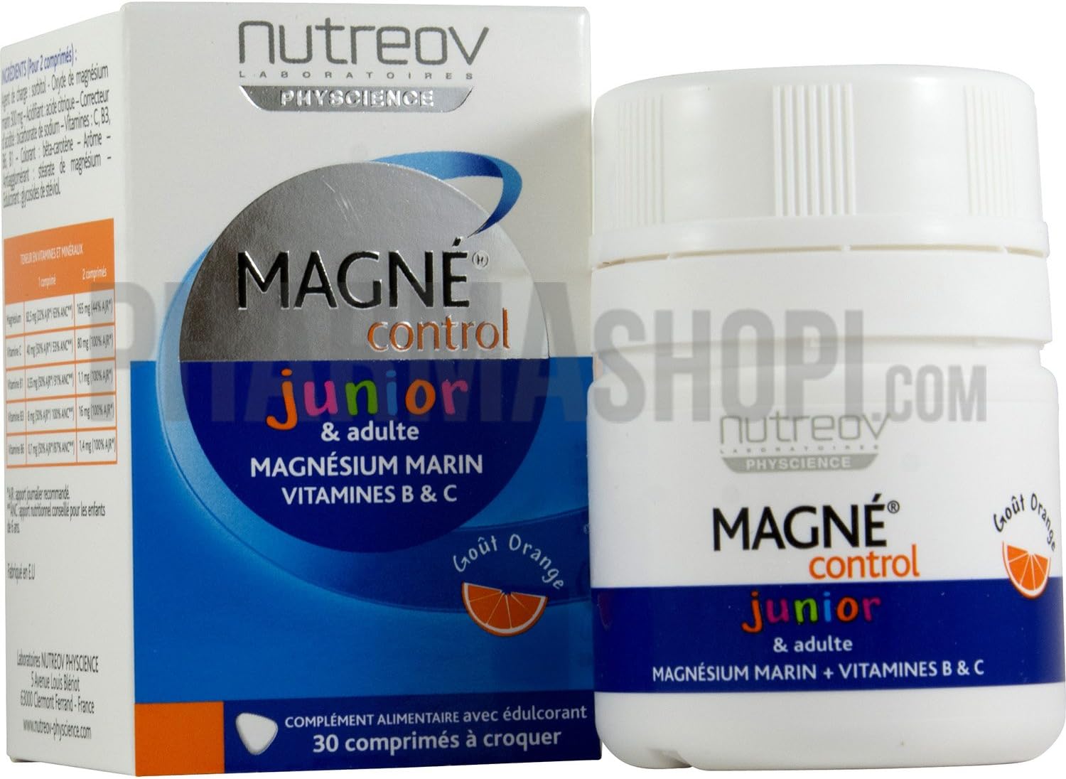 Nutreov Magné Control Kids & Adults 30 Tablets to Crunch