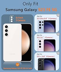 FNTCASE for Samsung Galaxy S23-FE Case: Dual Layer