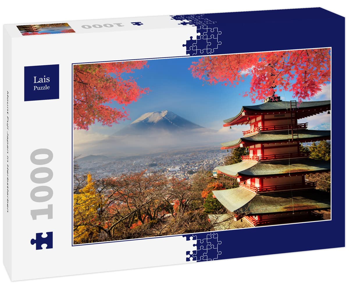 Lais Puzzle Mount Fuji Japan in autumn colours 1000 pieces