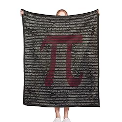Math Pi Π Blanket Flannel Throw Lightweight Super