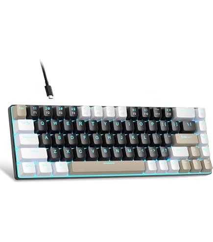Amazon.com: Yindiao T8 60% Mechanical Gaming Keyboard,68 Keys TKL